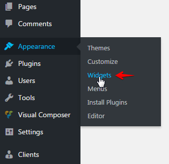 Configuring logos - Widgets