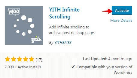yith Infinite Scrolling
