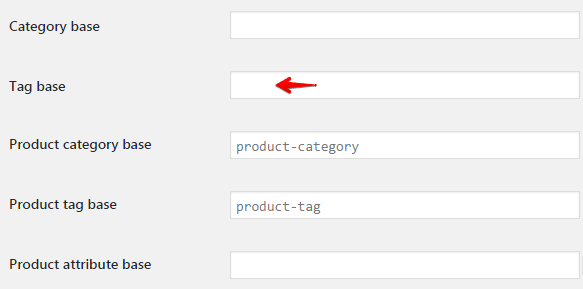 Configuring tags - tag base field