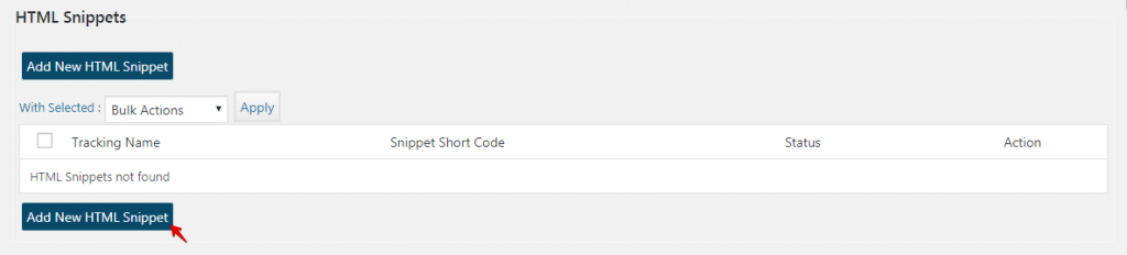 Custom Code Snippets in WordPress - HTML Code Snippets 2