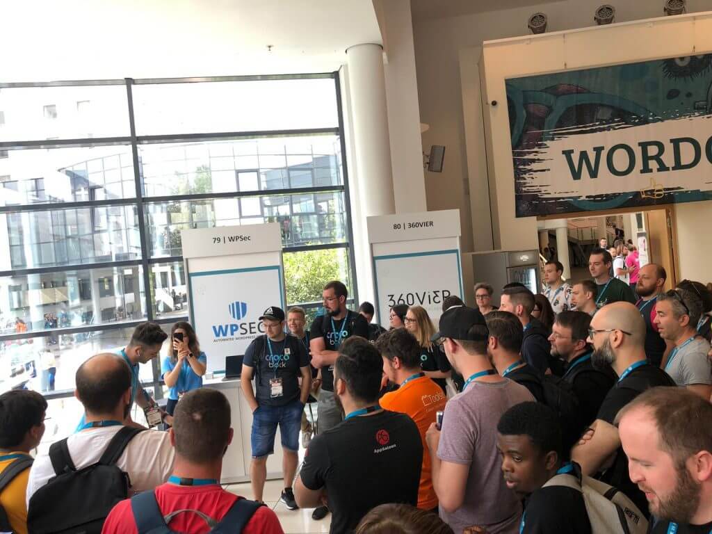 WordCamp Europe 2019 - Jupiter X Booth