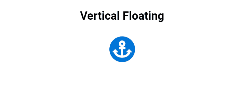  css animations - vertical floating