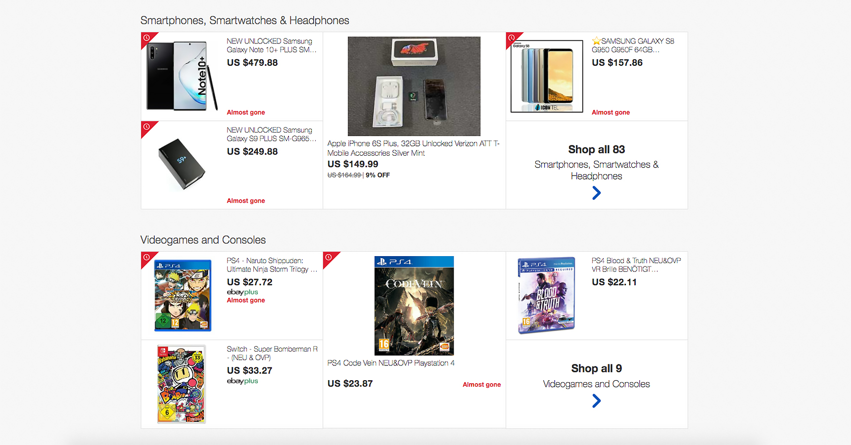 WooCommerce product list - ebay